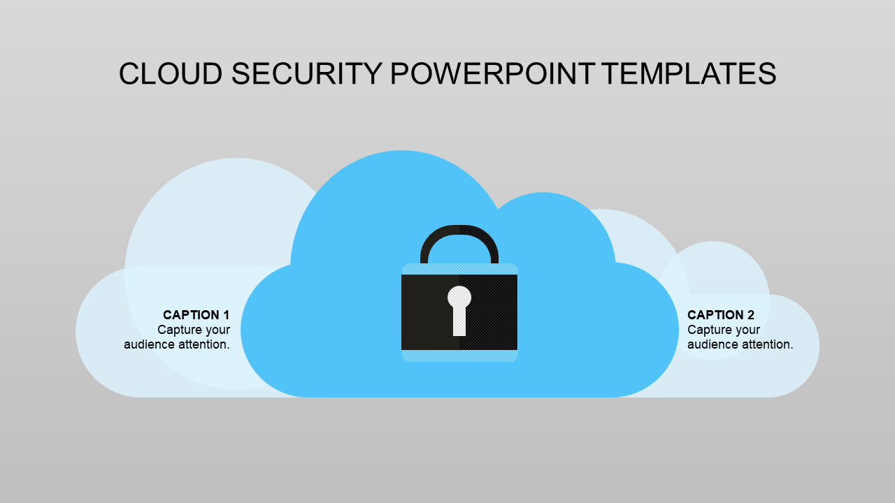 security powerpoint templates-cloud security powerpoint templates-blue